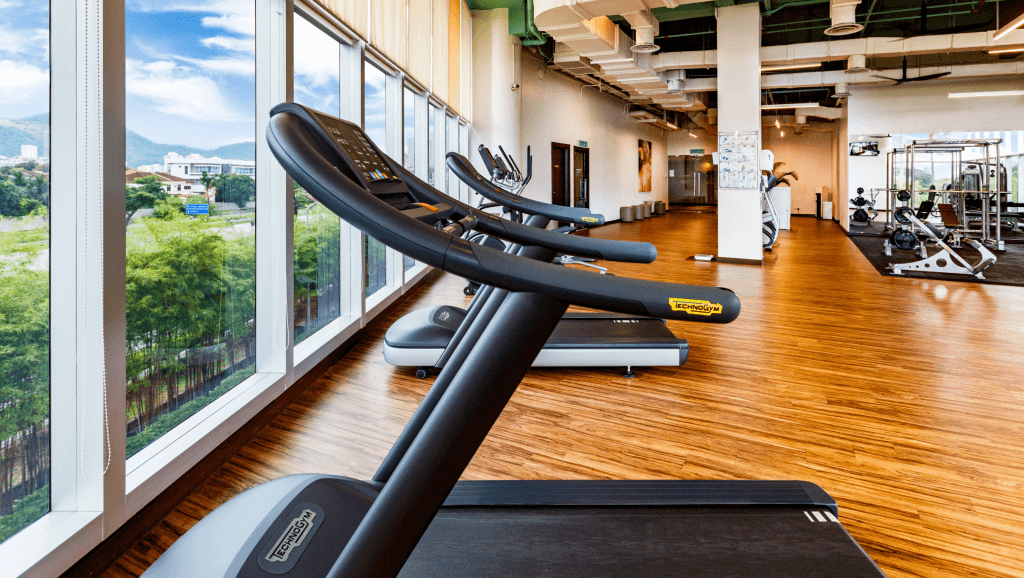 24-hour fitness centre at Eastin Penang