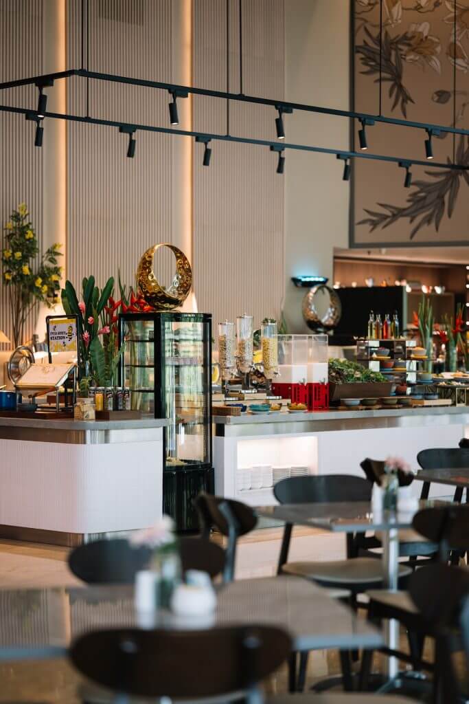 Buffet spread at Swez Brasserie Eastin Penang